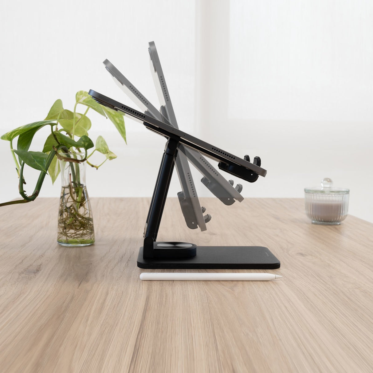 Tooq Soporte De Sobremesa Ajustable Para Móvil O Tablet De Hasta 12.9? - Negro