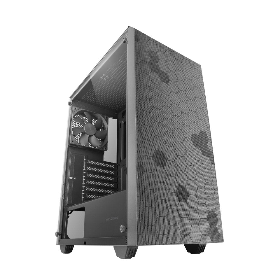 EAN 8435693104995 - Mars Gaming MC-Q3 Midi Tower Gris imagen 1