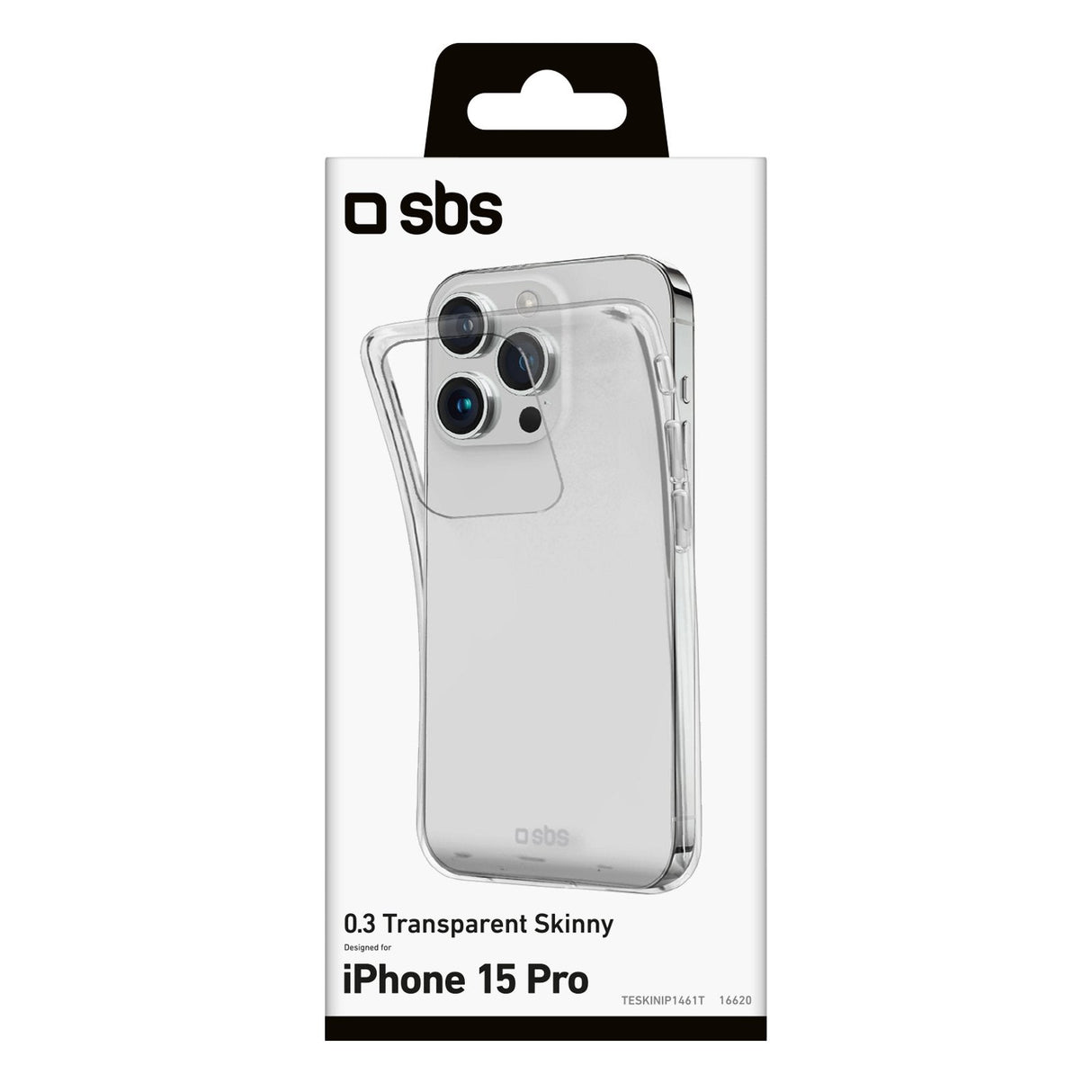 Sbs Teskinip1561pt Funda Para Iphone 15 Pro (6.1") Transparente