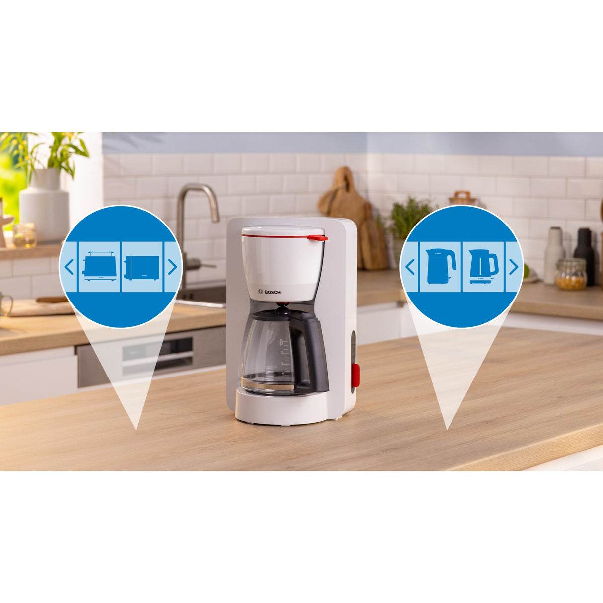 EAN 4242005397075 - Bosch TKA3M131 cafetera eléctrica Manual Cafetera de filtro 1,25 L imagen 6