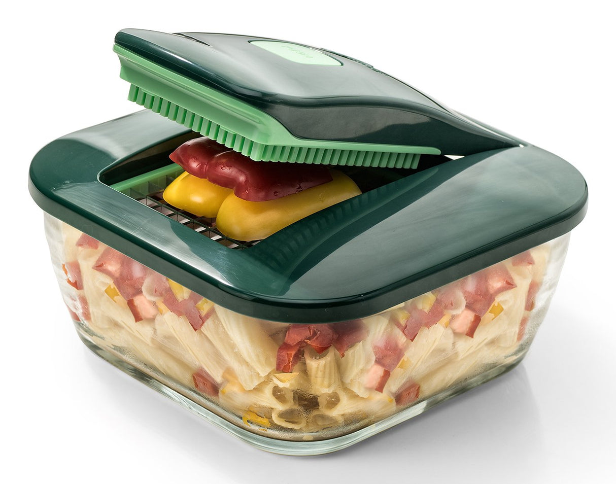 EAN 4023012270878 - Genius A27087 picadora manual de alimentos Verde, Transparente imagen 3
