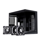 Caja Pc Micro-Atx Semitorre Einarex Sm300 Rgb C-Templado Negra Excs-Sm-300r-B