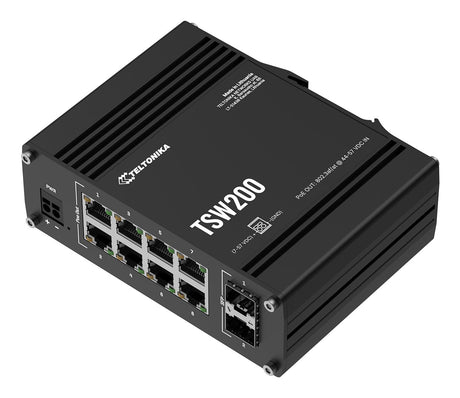 EAN 4779051843671 - Teltonika TSW200 No administrado Gigabit Ethernet (10/100/1000) Energía sobre Ethernet (PoE) Negro imagen 3