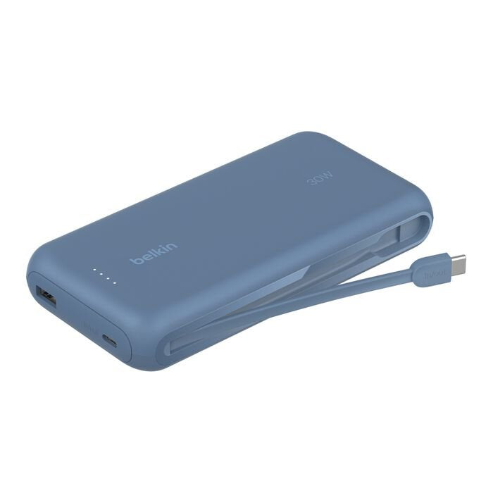 Belkin Powerbank 20.000mah Blau 30w Integr.Usb-C Kab. Bpb024hqbl