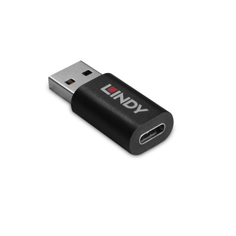 EAN 4002888712644 - Lindy 71264 cambiador de género para cable USB Type A USB Type C Negro imagen 2