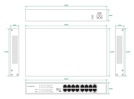 EAN 5715063808252 - Lanview LVN-1U-16PORT-1G no categorizado imagen 2