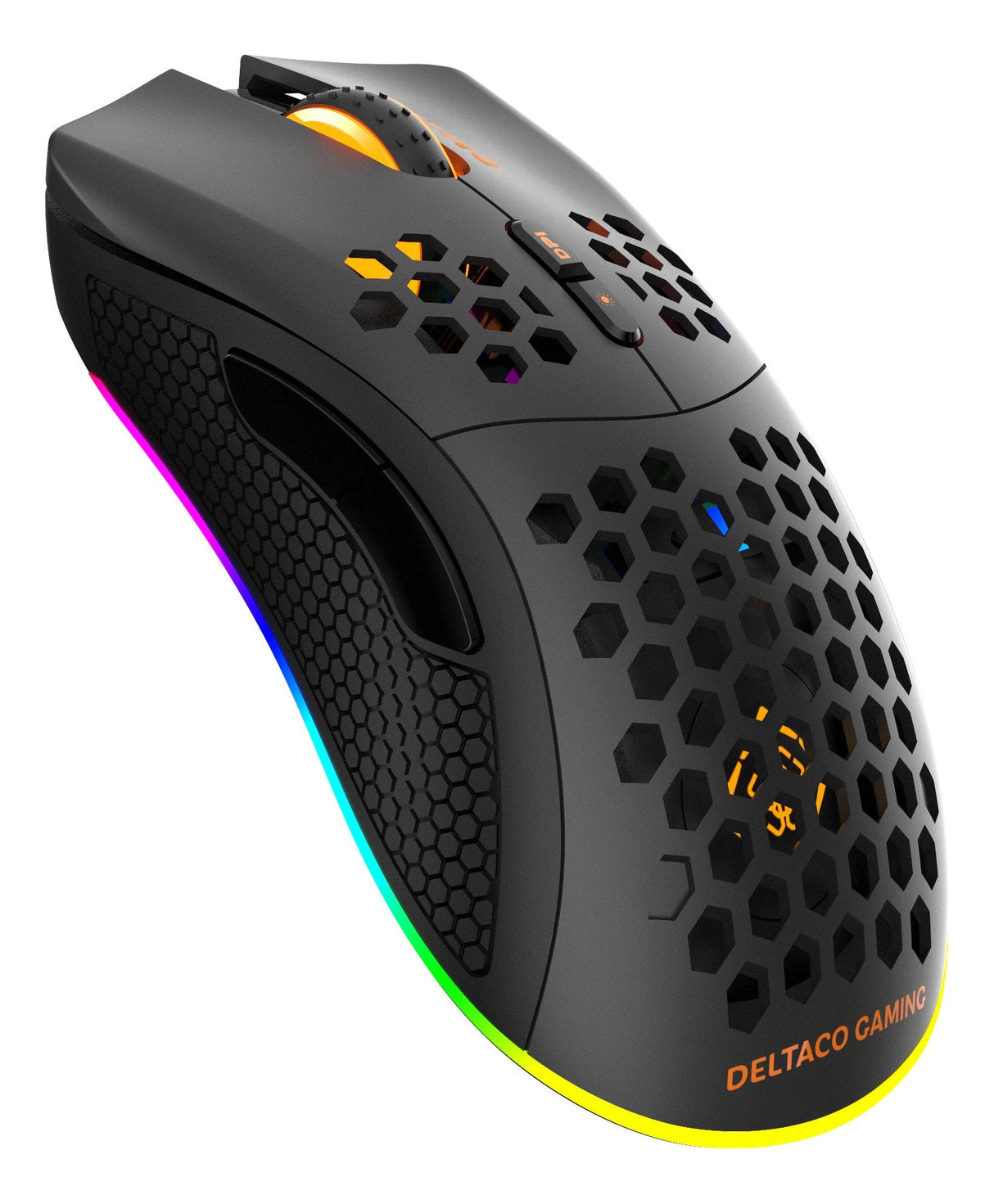 Ratón Deltaco Gam-120 Derecha Rf Wireless + Usb Type-A Óptico 6400 Dpi