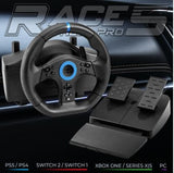 EAN 3700104441828 - Spirit of Gamer SOG-RWP5 mando y volante Negro, Azul USB Volante + Pedales Digital PlayStation 5, PlaySta imagen 8