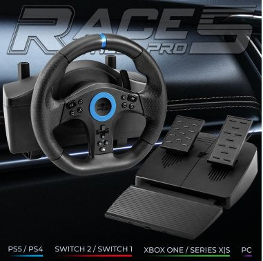 EAN 3700104441828 - Spirit of Gamer SOG-RWP5 mando y volante Negro, Azul USB Volante + Pedales Digital PlayStation 5, PlaySta imagen 8