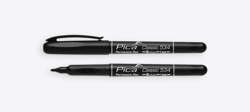 Pica Permanent Pen, 1,0mm Black