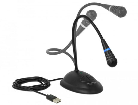 EAN 4043619658718 - DeLOCK 65871 micrófono Negro Micrófono para PC imagen 3