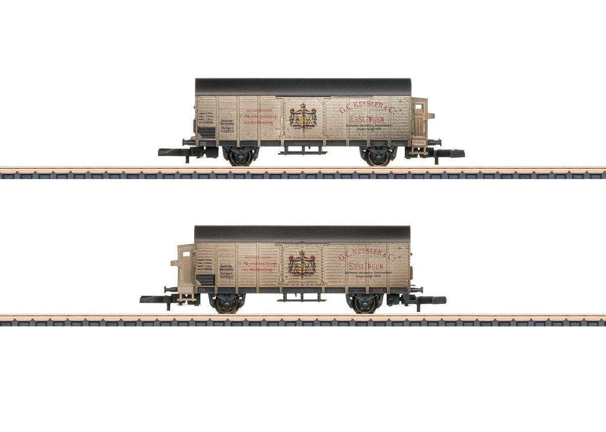 Märklin 82553 Z 2er-Set Gedeckte Vagón De Mercancías Kessler Sekttransport Der Drg