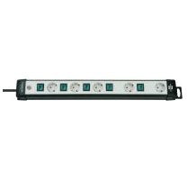 EAN 4007123624546 - Brennenstuhl 1951550600 base múltiple 3 m 5 salidas AC Negro, Gris imagen 1