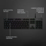 EAN 5099206086081 - Logitech G 920-009344 teclado Juego USB QWERTY Español Carbono imagen 9