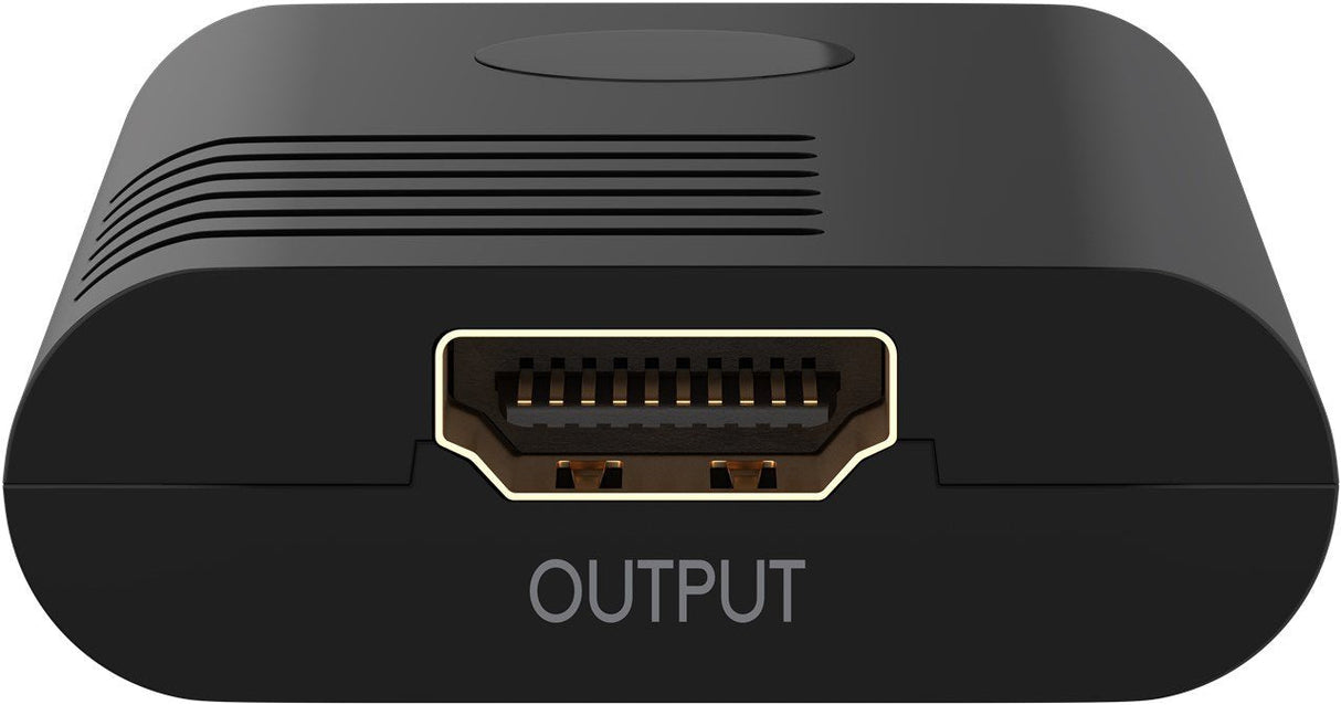 Amplificador De Señal Hdmi 4k A 60 Hz De Goobay, Extensión Hdmi Negra 58492
