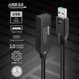 Lindy 43376 Cable Usb 10 M Usb 3.2 Gen 1 (3.1 Gen 1) Usb A Usb C Negro