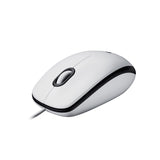 Logitech M100 Ratón Ambidextro Usb Óptico 1000 Dpi Blanco 910-006764