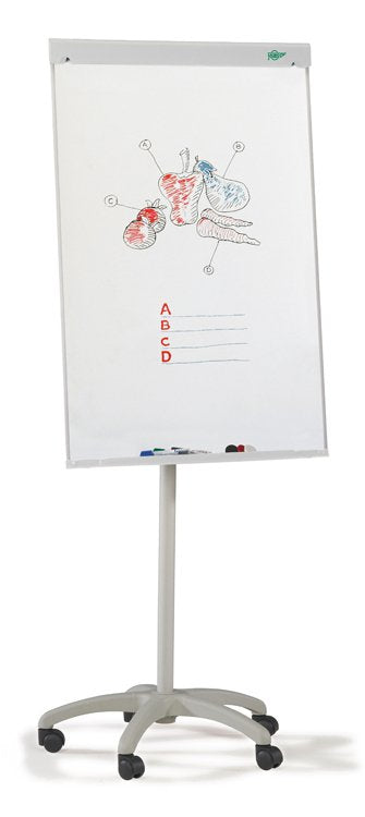 Faibo Pizarra Caballete Melaminado Con Ruedas 700 X 1020 Cm