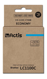 Tinta Actis Kb-1100c (Reemplazo De Brother Lc1100c / 980c - Estándar - 19 Ml - Cyan)