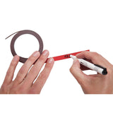 Maul Magnetmreifen, 1cm X100 Cm, 2 M. Rot