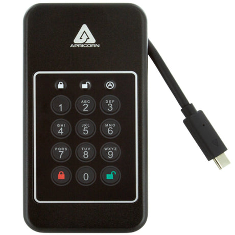 EAN 0708326915168 - Apricorn Aegis NVX 2 TB USB Tipo C 3.2 Gen 1 (3.1 Gen 1) Negro imagen 2