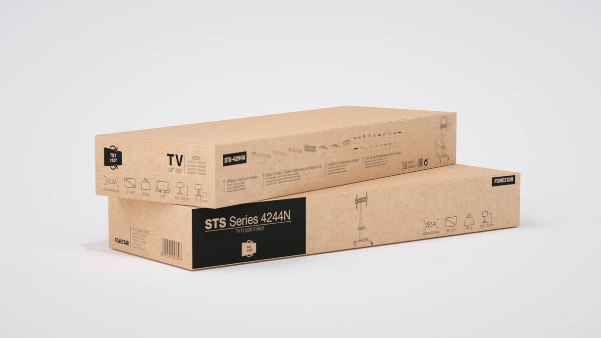 EAN 8422521023696 - Fonestar STS-4244N soporte para TV 165,1 cm (65") Negro imagen 9