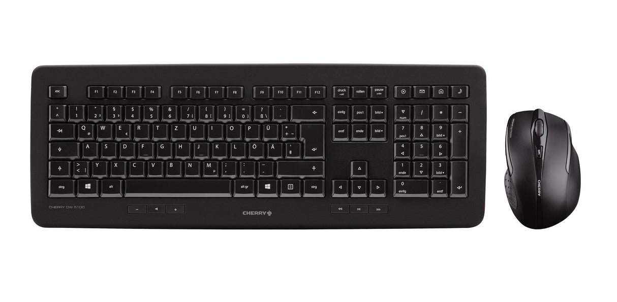 EAN 4025112087554 - CHERRY DW 5100 teclado Ratón incluido Universal RF inalámbrico Inglés de EE. UU. Negro imagen 1