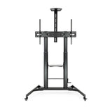 Tooq Soporte Suelo Ruedas Regulable 60-100 - Negro
