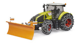 Hermano Claas Axion 950 Con Cadenas De Nieve Y Letrero De Limpieza, Vehículo Modelo 03018
