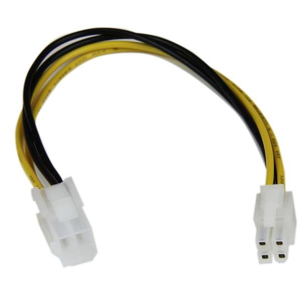Startech Cable Alargador Atx12v 4pin M/H 20cm