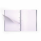 Milan Cuaderno Espiral Formato A4 Cuadricula 5x5mm - 80 Hojas De 95 Gr/M2 - Microperforado, 4 Taladros - Color Beige