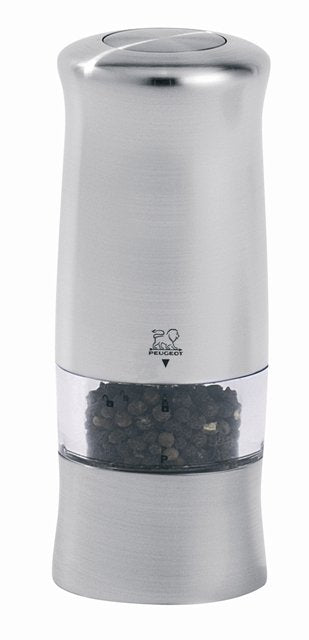 Peugeot Zeli Pfeffermühle 14 Cm Elektrisch Silber
