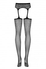 Obsessive  S207 Medias Con Liguero Negro S/M/L