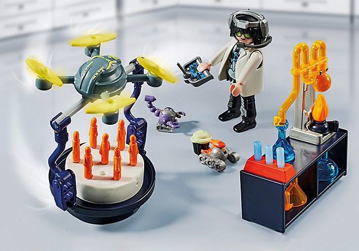 Playmobil 71450 City Life Forscher Mit Robotern