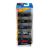 Blister 5 Coches F1 Hot Wheels