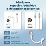 EAN 5906168638954 - Extralink Kat.6 U/FTP 10m 1Gbps Biały | Patchcord LAN | Miedź Kabel sieciowy skrętka, łamana końcówka (EX imagen 19