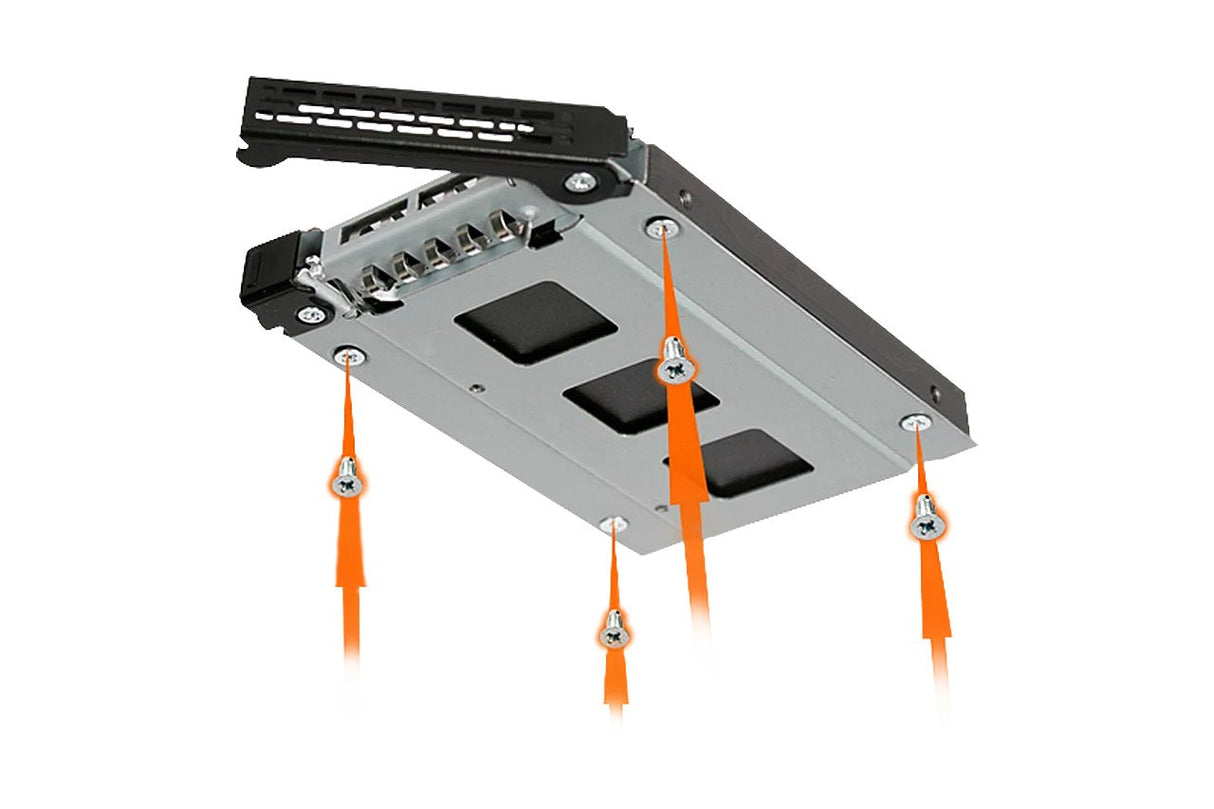 Icy Dock Mb992tray-B Panel Bahía Disco Duro Negro, Plata