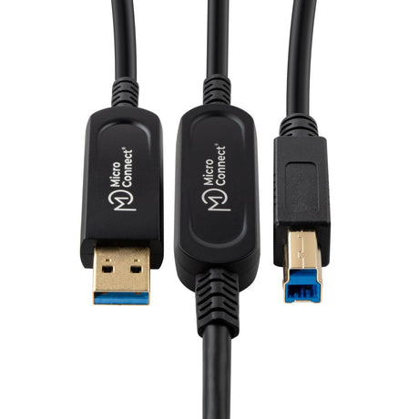 EAN 5704174889960 - Microconnect MC-USB3.0AB15OP cable USB USB 3.2 Gen 2 (3.1 Gen 2) 15 m USB A USB B Negro imagen 2