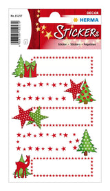 EAN 4008705152570 - HERMA 15257 etiqueta decorativa engomada Papel Marrón, Verde, Rojo, Blanco Permanente 10 pieza(s) imagen 1
