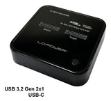 EAN 4262443280012 - LC-Power LC-DOCK-M2-NVME base de conexión para disco duro USB 3.2 Gen 2 (3.1 Gen 2) Type-C Negro imagen 2