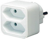 Brennenstuhl 1508030 Adaptador De Enchufe Eléctrico Blanco