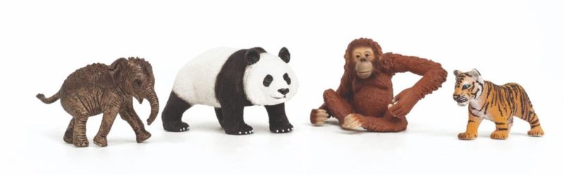Set Inicial Schleich Wild Life "Asia", Figura De Juguete 42736