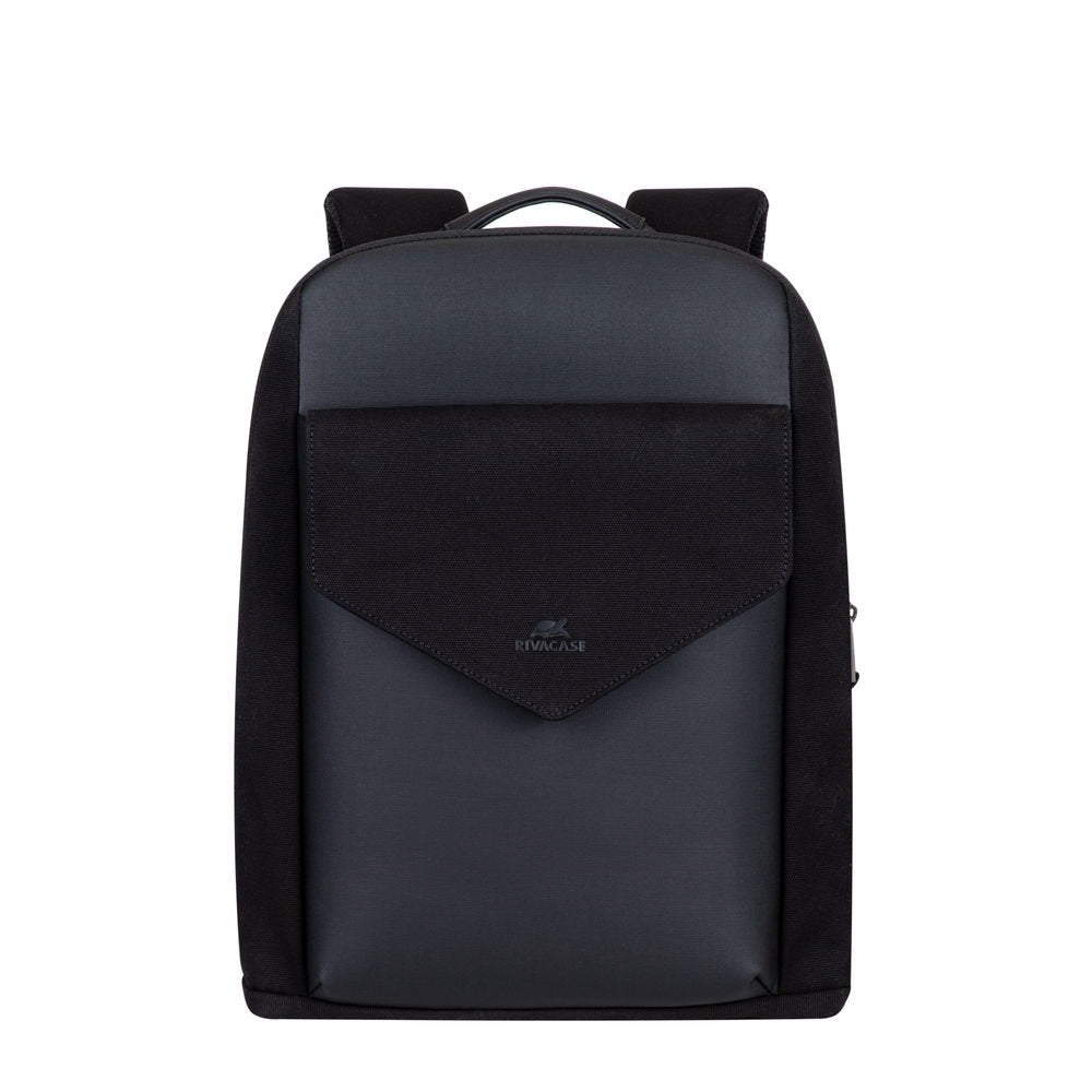 Mochila Riva Canvas Urban Para Portátil (14")  Negro 8524