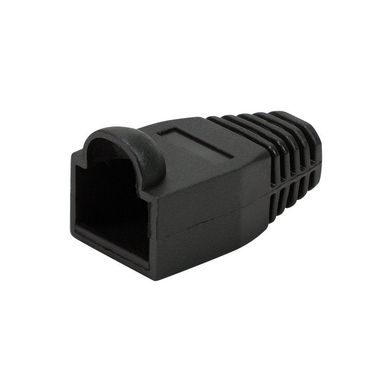 Modular Rj45 Plug Cable Boot 6.5mm Negro, 50pcs