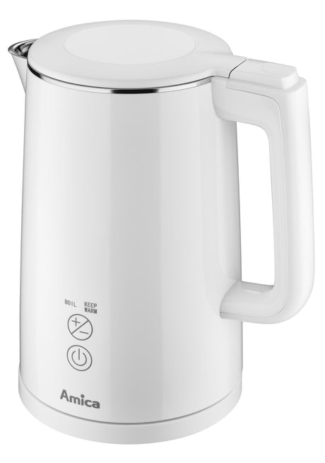 EAN 5906006941413 - Amica KF 6011 Digital tetera eléctrica 1,5 L 2200 W Blanco imagen 3