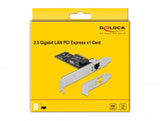 Delock Tarjeta De Red Pci Express X1 -> 1 X Rj45 2,5 Gigabit Lan I225