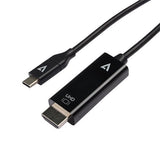 EAN 0662919111644 - V7 V7UCHDMI-1M adaptador de cable de vídeo USB Type-C 3.2 Gen 1 HDMI Negro imagen 3