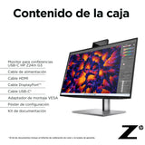 Hp Monitor Z24m G3 Qhd Usb-C Pd Workstation  23.8'' Ips 2560x1440 5ms Dp Hdmi Usb-C  Altavoces Camara Web 5mp Y  Microfono Integrados