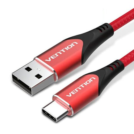 EAN 6922794747111 - Vention CODRH cable USB USB 2.0 2 m USB A USB C 0,48 Gbit/s Aluminio, Negro, Rojo imagen 1