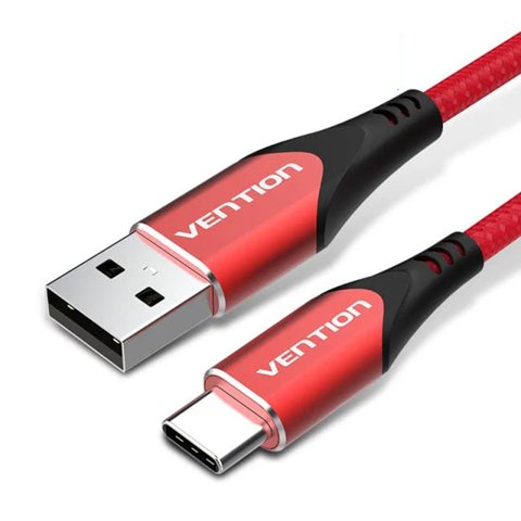 EAN 6922794747098 - Vention CODRF cable USB USB 2.0 1 m USB A USB C 0,48 Gbit/s Aluminio, Negro, Rojo imagen 1